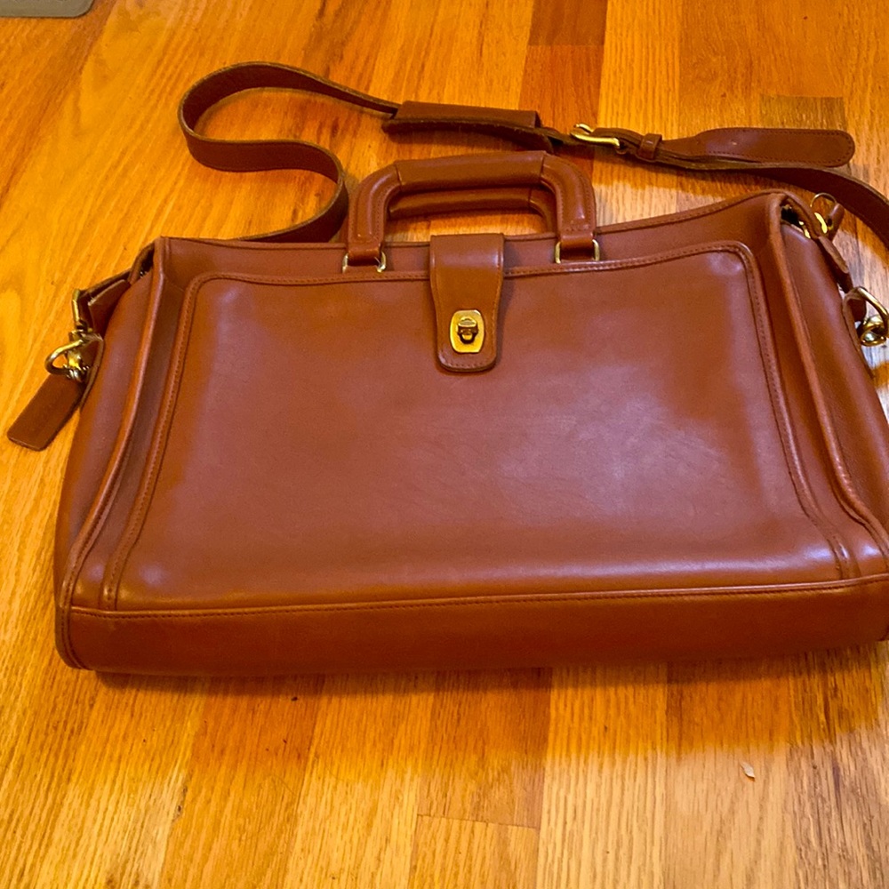 Coach leather co outer bag